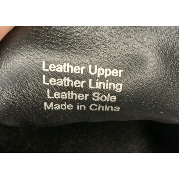 Deltan Sz 7 Veronica Black Leather Metal Buckle Flared Block Heel Pumps - Picture 12 of 16